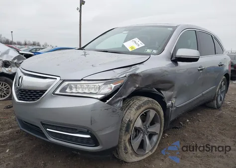 2016 Acura Mdx Acurawatch Plus Package z USA, uszkodzony, nr VIN 5FRYD4H24GB046509